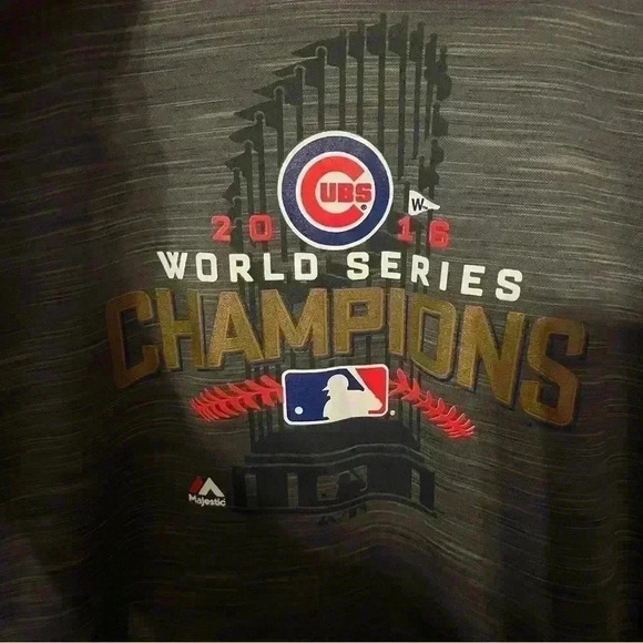 Chicago Cubs 2016 World Series grey hoodie. Men’s size Medium - Picture 7 of 7